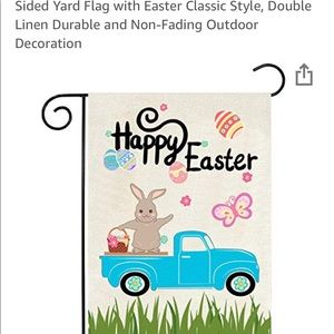 Easter Garden Flag — 12 x 18 in, double sided Yard with Easter Classic style.